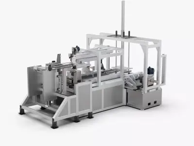 Automobile Radiator Assembly Machine 3D model