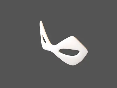 Eye Mask v1 002 Low-poly 3D model