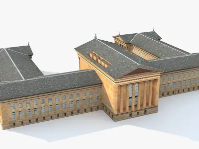 The Philadelphia Museum of Art 3D model