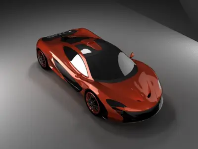 McLaren-p1 3D CAR 3D model