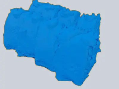 Kimchi Roll set with salmon tuna 3D model