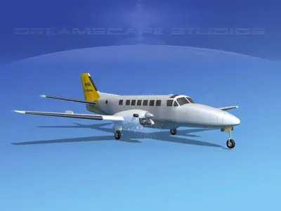 Beechcraft B99 Northeastern Express 3D model