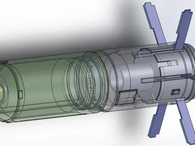 DM-1244  German Submunition Avia Bomb Anti Tank 3D model