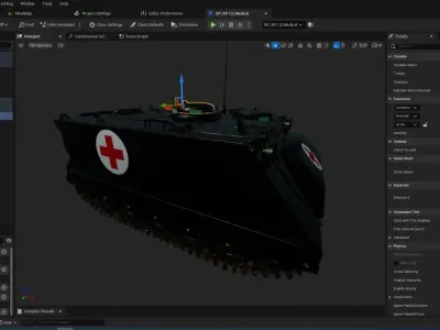 M-113 Medical Carrier 3D model
