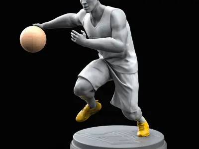Basketball 3D Printable Free Free 3D print model