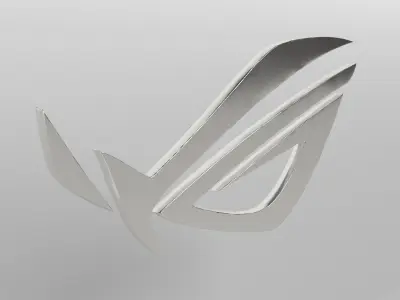 ROG Logo version1 007 Free low-poly 3D model