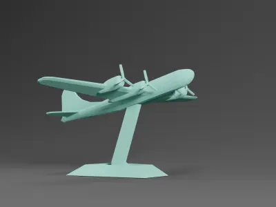B-29 Superfortress Plane 3D print model