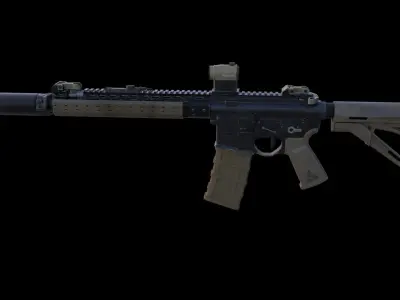 Tactical Rifle 3D model