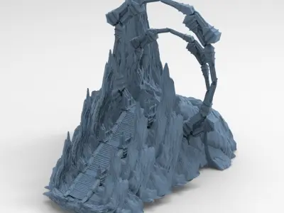 Himalayas mountain trail 3D model