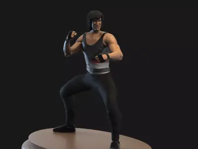 Jackie Chan Wheel of meals 3D print model