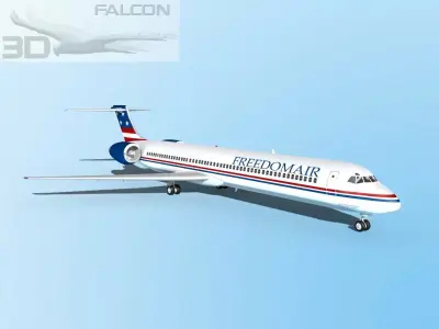 Falcon3D MD-80 Freedomair 3D model