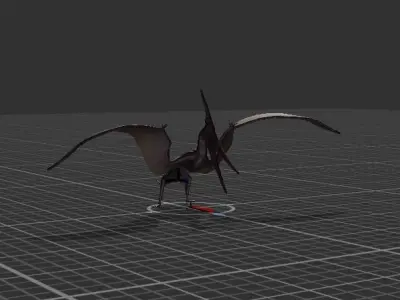 Pterodactyl Asset Pack Low-poly 3D model