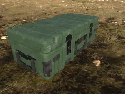 Military Crate - Game Ready Asset Low-poly 3D model