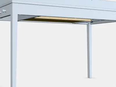 SMYGA desk Low-poly 3D model