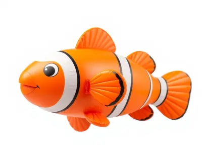 Clownfish Inflatable Model Pack Low-poly 3D model