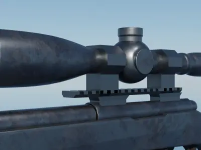 pubg mobile  gun 3D model 3D model