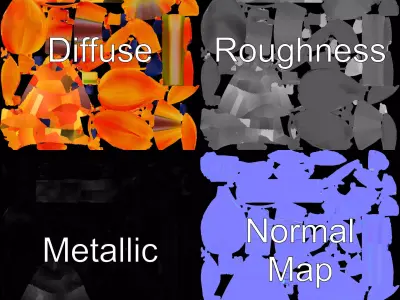 Vibrant Bird of Paradise model pack Low-poly 3D model