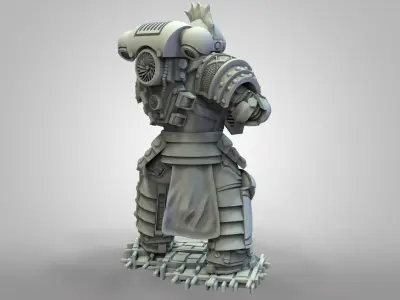 Son of the snake with Bolter 3D print model