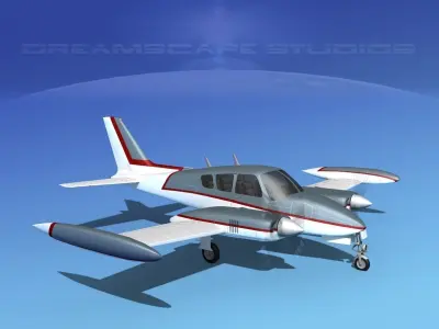 Cessna 320 Skyknight V11 3D model
