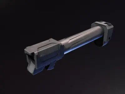 Afterburner and Ramjet G19gen4 Low-poly 3D model