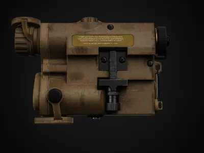 PEQ-15 Low-poly 3D model