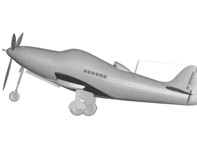 Bell P-39 Airacobra 3D model