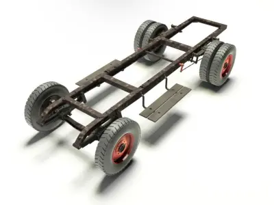 Soviet AMO F-15 Truck Free 3D model