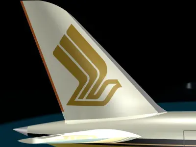 Singapore Airlines 787-10X 3D model