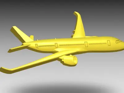 Airbus A350 3D print model