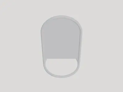 Storefront Display Plank Geometry Only No Textures No Materials 3D model