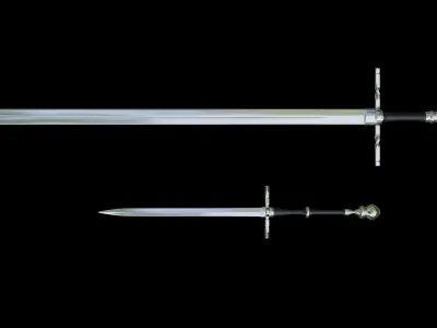 Swords and Knife Pack 16 Models Low-poly 3D model