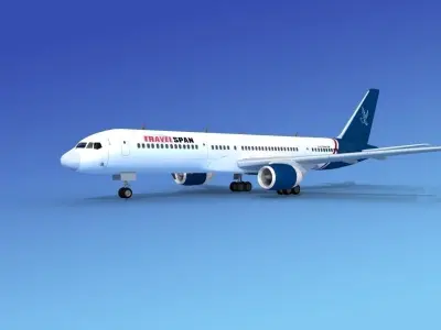 Boeing 757-200 Travelspan 3D model