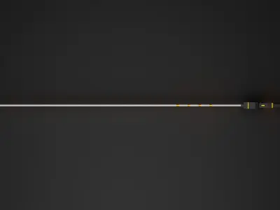 Sci-fi Katana Double Sword Free 3D model