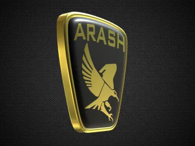 arash logo 3D model