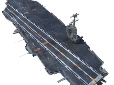 USS Gerald R F Aircraft Carrier CVN-78 3D model