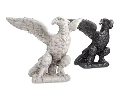 Eagle statuette 3D model