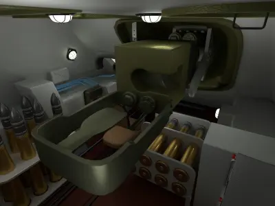 USSR Armor Pack with Interior and Engine Bay 3D model