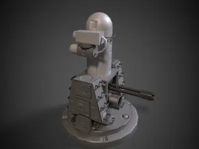 SEA WITCH WEAPONS SYSTEM Low-poly 3D model