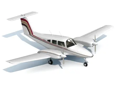 Piper PA-44-180 Seminole 3D model