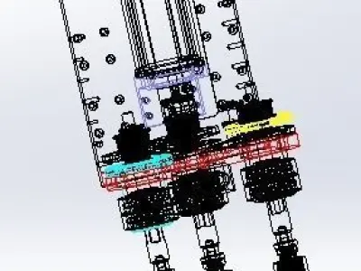 Polishing mechanism module 3D model