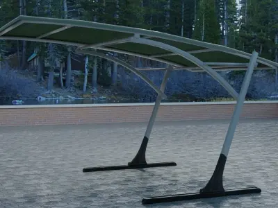 car shelter Free 3D model