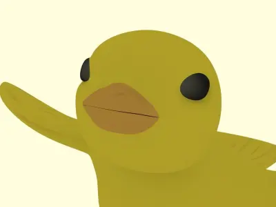Yellow Bird Canary 3D model