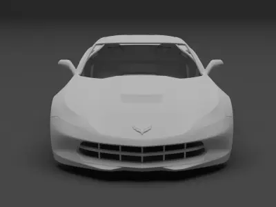 Chevrolet Corvette Stingray C7 3D print model Free 3D print model