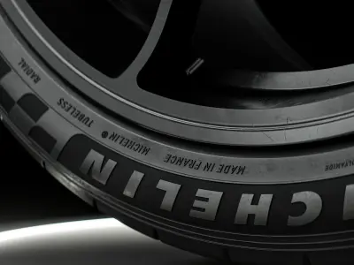 Michelin Pilot Sport CUP 2 R 315 30 ZR21 105Y GT3 3D model