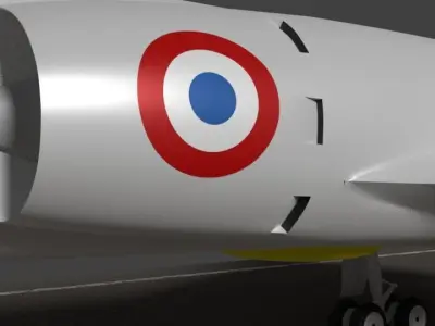 Dassault Mirage IV 3D model