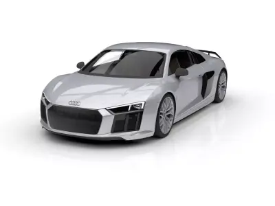 AUDI R8 2017 Free 3D model