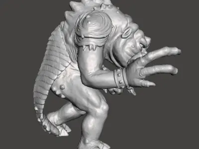 RANCOR MINIATURE MODELS SET FOR SCIFI OR FANTASY GAMES LEGION 3D print model