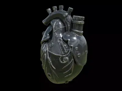mechanical heart 3D model