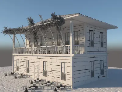 Wooden Structure 3D model