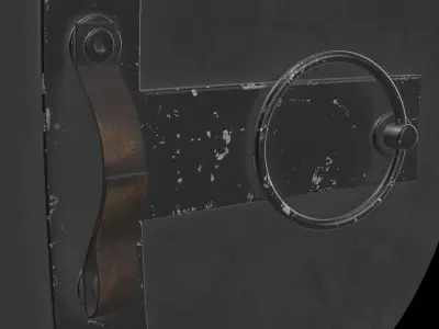 police shield 01 3D model